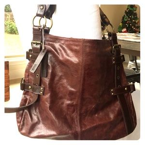 NWOT Tano bag brown leather!